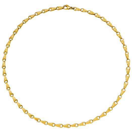 Kette 585 Gelbgold mit Brillanten0,16 ct. F-TW SI