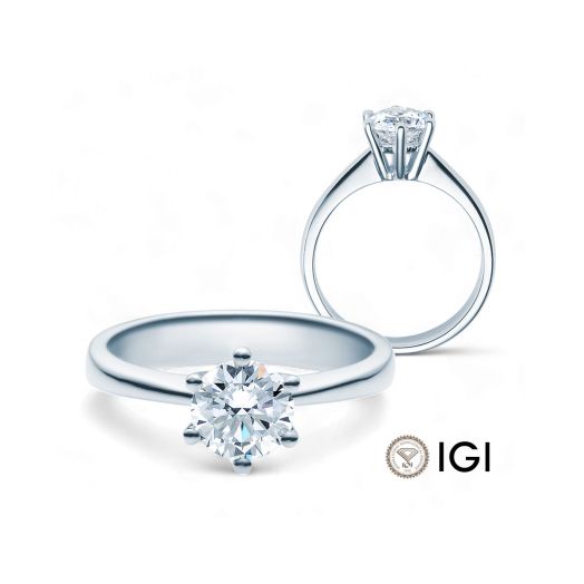 Verlobungsring Lab Grown 0,30 ct.-2,00 ct Gold oder Platin RU 47907