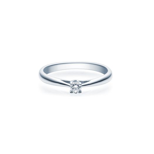 Verlobungsring 950 Platin 0,08 - 0,20 ct Diamantring 18002