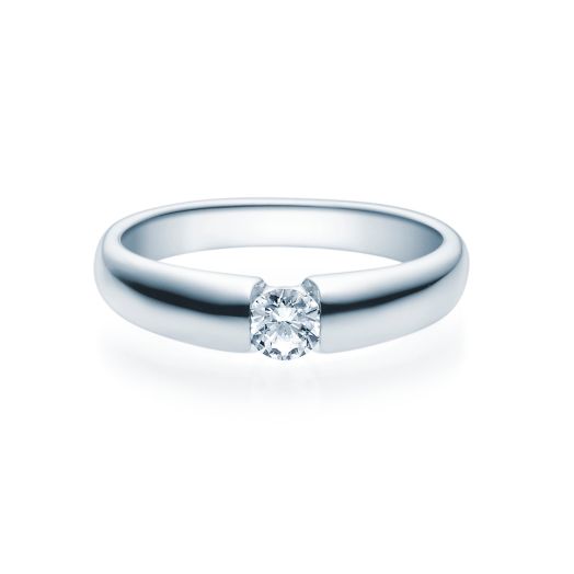 Verlobungsring Silber 0,25 ct Tw/si Silberring 18006
