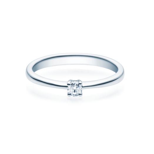 Verlobungsringe Silber 0,08 - 0,20 ct Diamantring 18008