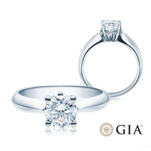 Verlobungsring Gold 1,00 ct Tw/si Gelb-, Rotgold oder Weißgold