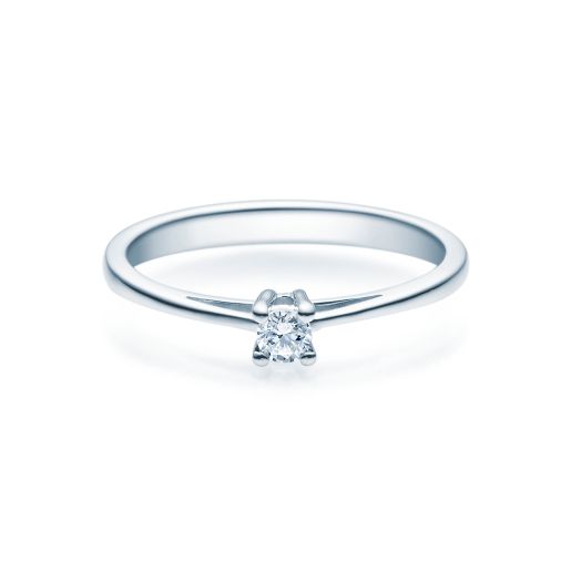 Verlobungsring Platin 0,08ct - 0,20ct Tw/si Diamantring 18010
