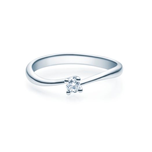 Verlobungsringe Silber 0,08ct. - 0,20ct. Tw/si Silberring