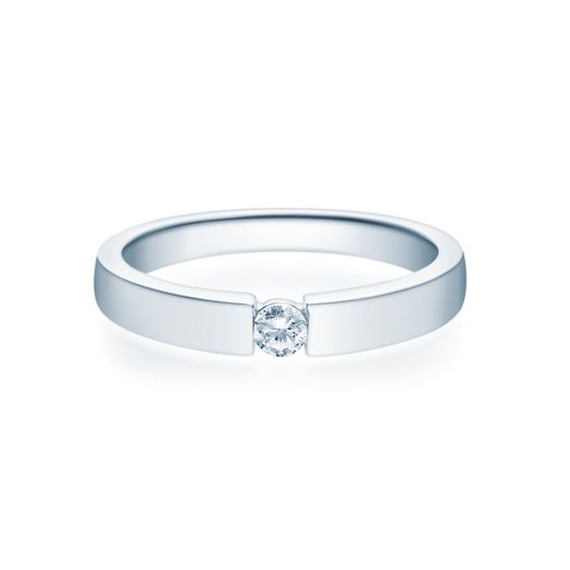 Verlobungsringe 925 Silber 0,08ct. - 0,20ct. Tw/si Silberschmuck