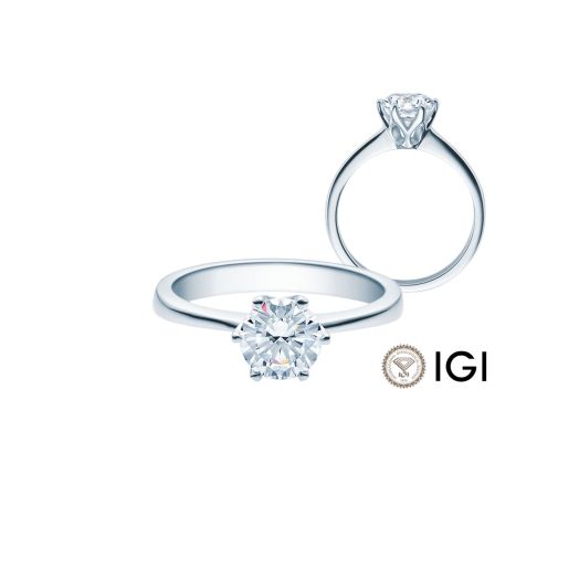 Verlobungsring Lab Grown Diamant 0,30 ct.-2,00 ct Gold oder Platin RU 48036