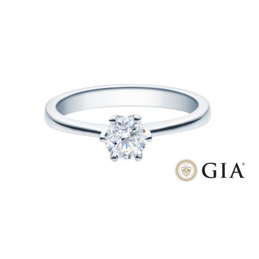 Verlobungsring Platin 0,50 ct - 0,70 ct Tw/si Platinring 18016