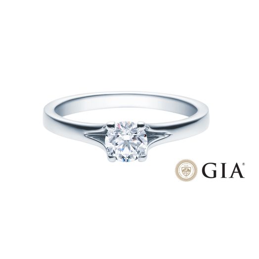 Verlobungsringe Platin 0,50-0,70 ct Tw/si Solitärring 18020