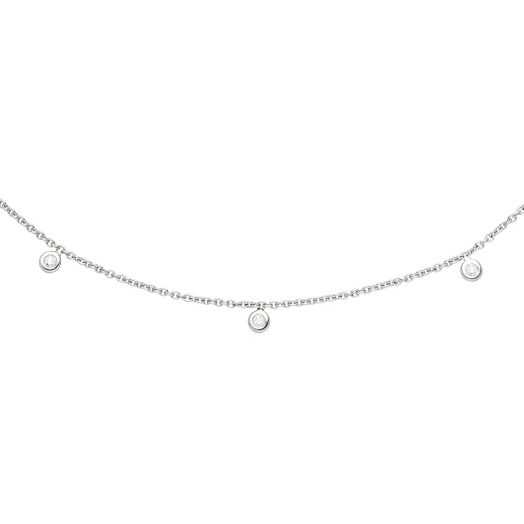 Goldkette mit Brillanten Weißgoldschmuck