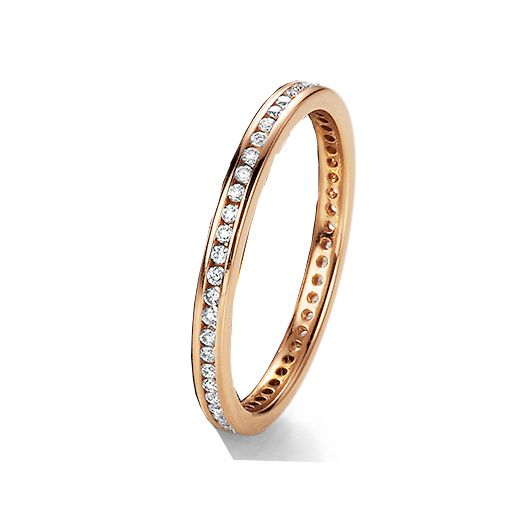 Memoire Verlobungsring 585 Rosegold 0,55 ct. 22408