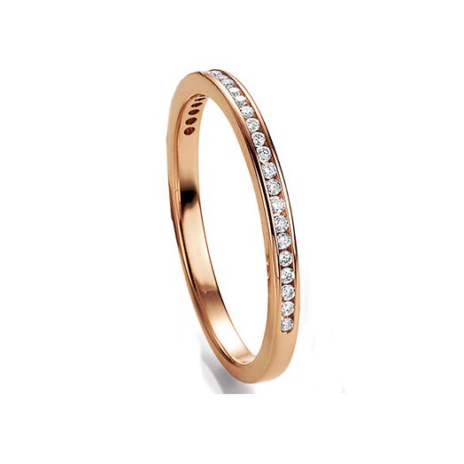 Memoire Verlobungsring 585 Rosegold 0,25 ct. 22652