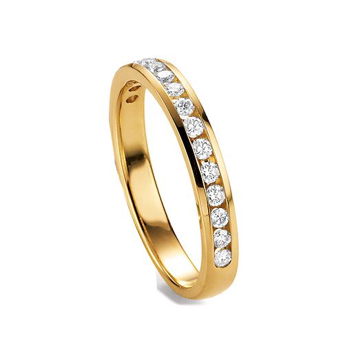 Memoire Verlobungsring Gelbgold 1,05 ct. 22726