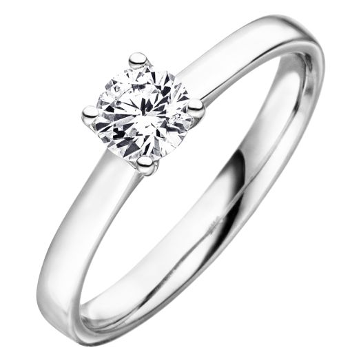Verlobungsring 0,25 ct. H-SI 585 Weißgold Diamantring