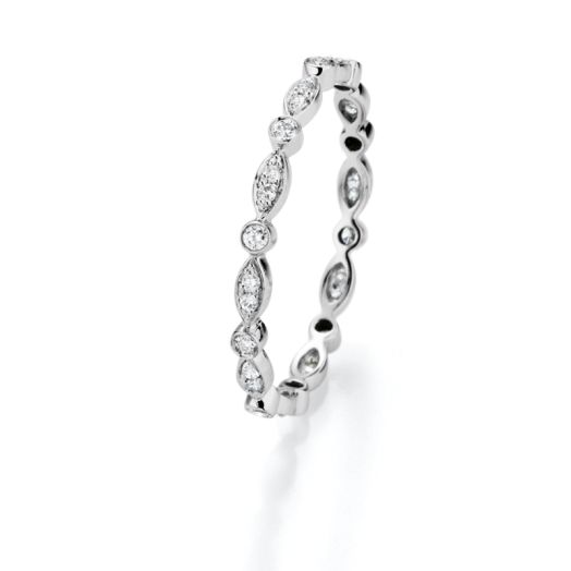 Verlobungsring Diamantring Weißgold Ring 23985