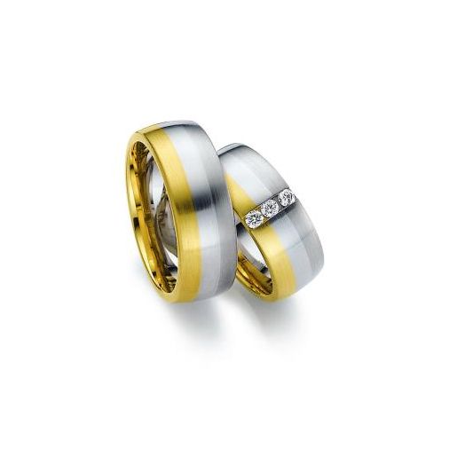 Eheringe Trauringe Gerstner Bicolor Platin 4/27196/8