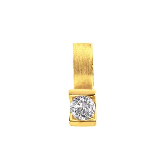 Diamantanhänger Solitär Gold 83029 Diamant 0,5 ct.