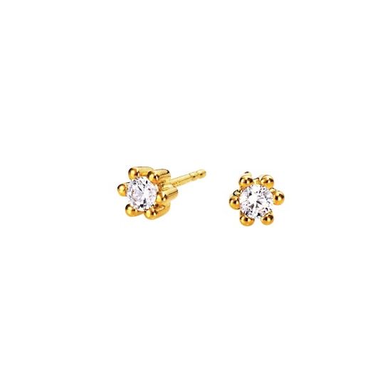 Diamantohrstecker Solitär Viertelkaräter 0,25 ct. 83037