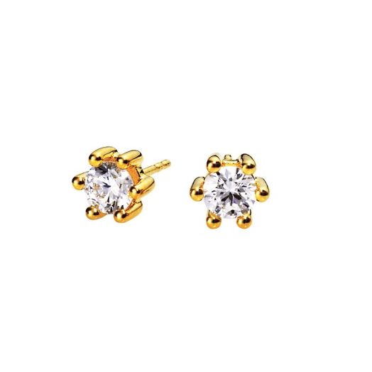 Diamantohrstecker Solitär Einkaraeter 1,00 ct. 83039