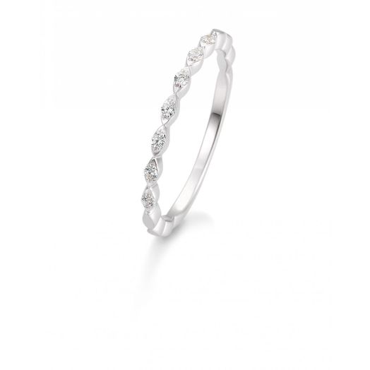 Vintage Diamantring Verlobungsring Weißgold 41/05708-0