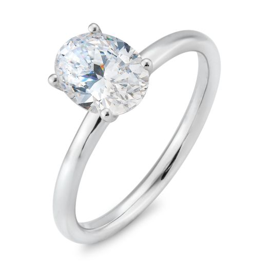 Brillant Ring Verlobungsring LAB 0,50 ct.-1,50 ct. Gold BR 48140 Weissgold