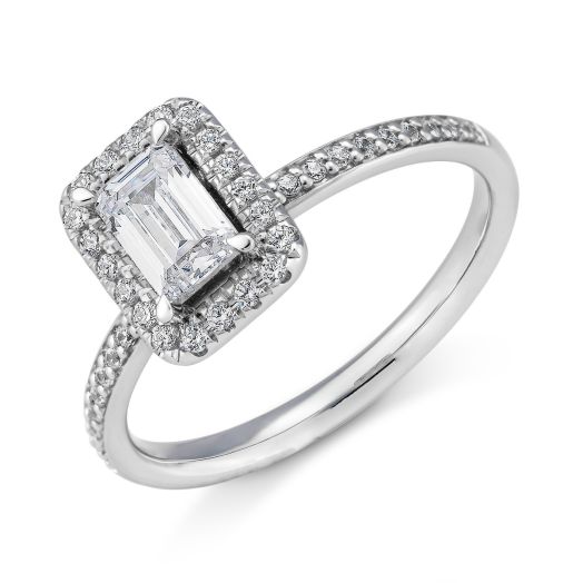 Verlobungsring Lab Grown Diamond 0,729 ct.-1,729 ct. Gold BR 48224