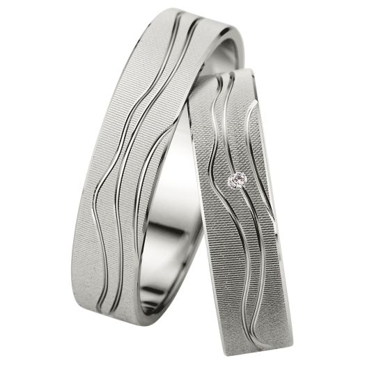 Eheringe Trauringe Saintmaurice Weißgold 49-81510