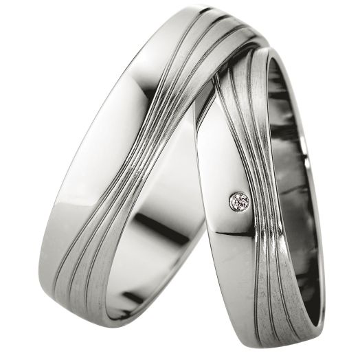 Eheringe Trauringe Saint Maurice Weißgold 49-81516