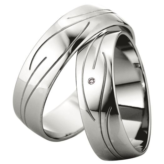 Eheringe Trauringe Saintmaurice Weißgold 49-81532