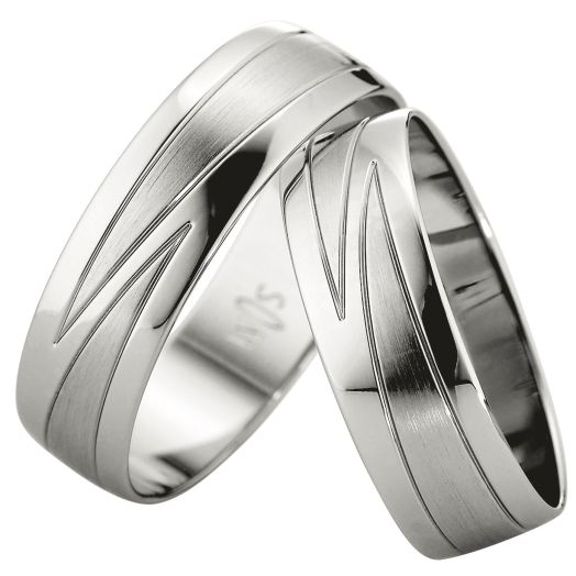 Eheringe Trauringe Saintmaurice Weißgold 49-81534