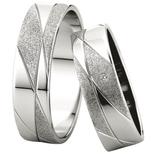 Eheringe Trauringe Saintmaurice Weißgold 49-81536