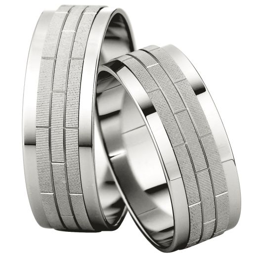 Eheringe Trauringe Saintmaurice Weißgold 49-81538