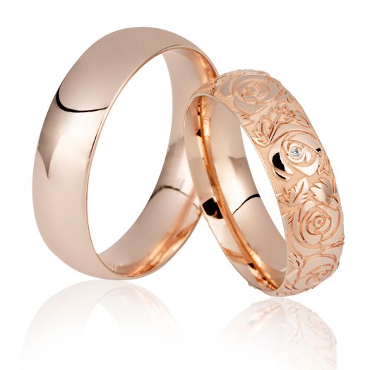 Eheringe Magic Flower Saint Maurice Rotgold 81672 Trauringe Blumen