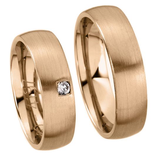 Eheringe Trauringe Kühnel 585 Rotgold 514197