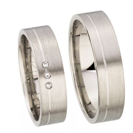 Eheringe Trauringe Kühnel Weißgold 514204