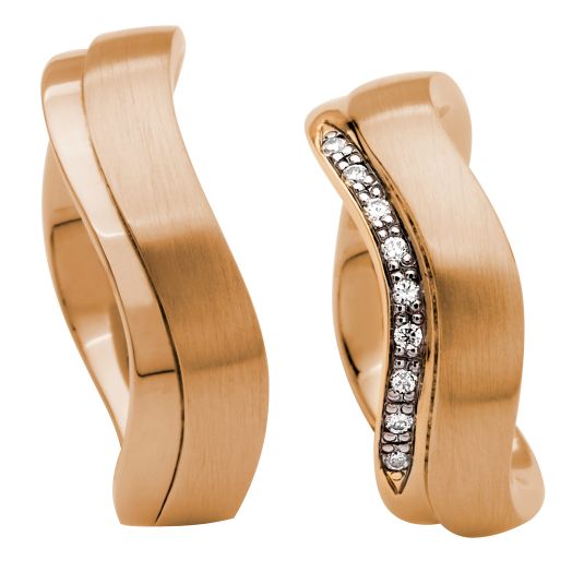 Eheringe Trauringe Kühnel 585 Rotgold 517320