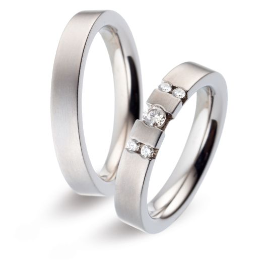 Verlobungsringe Titan Diamanten 0,18 ct. 52471 50954