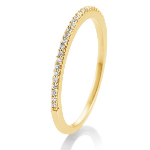 Verlobungsring Gelbgold 0,112 ct. Memoriering
