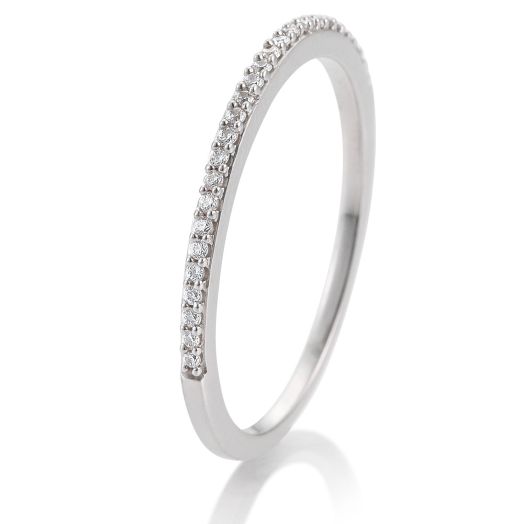 Verlobungsring Weißgold 0,112 ct. Verlobung