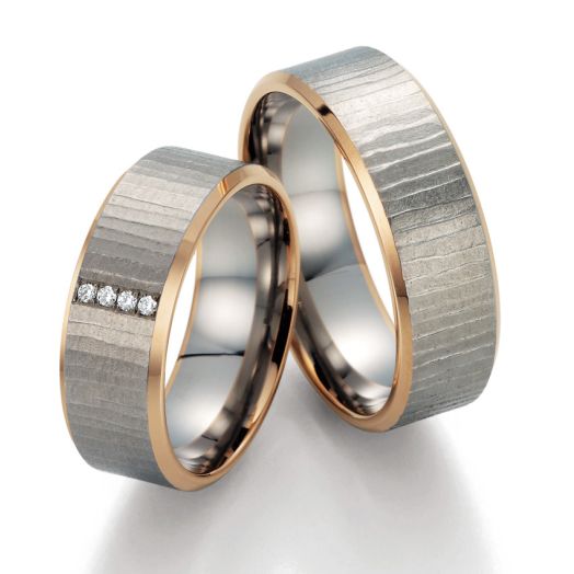 Trauringe Bayer 88426 Palladium Rotgold Eheringe kaufen