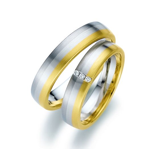 Eheringe Trauringe Gerstner Bicolor Platin 4/27196/4.5