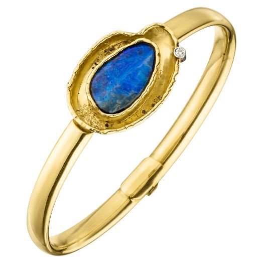 Armreif mit Opal und Brillant Goldschmuck 93700462