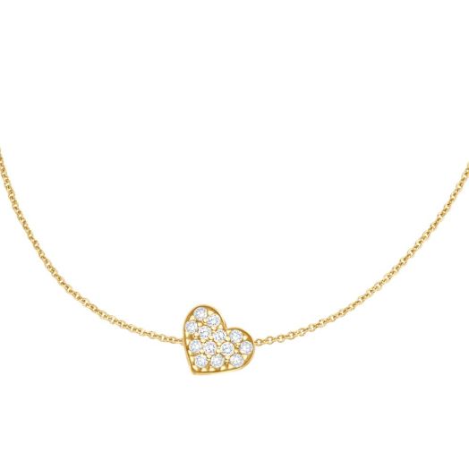 Collier mit Herzanhänger aus 585 Gelbgold Selina GIL 47007
