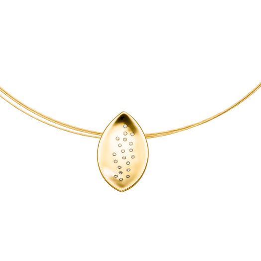 Anhänger Gelbgold mit Diamanten 94500535
