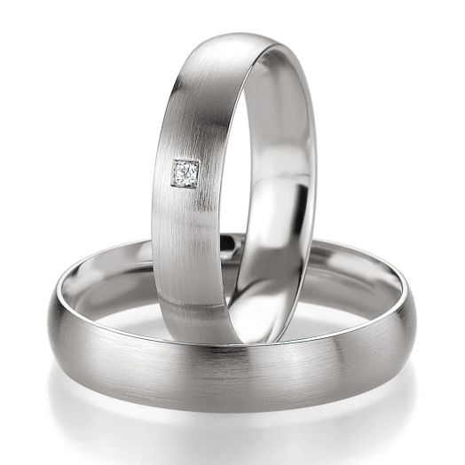 Weißgold Eheringe Trauringe Breuning 48/04408