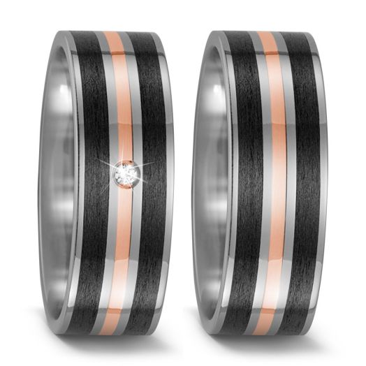 Carbon Eheringe Trauringe TitanFactory 51393
