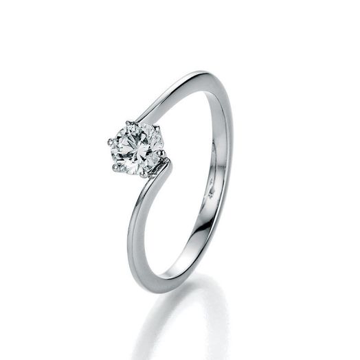 Verlobungsring 0,50 ct. Weißgold Diamantring 23351050