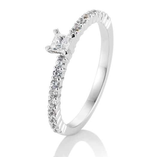 Verlobungsring Diamantring Phoenix 05769 585 oder 750 Weißgold