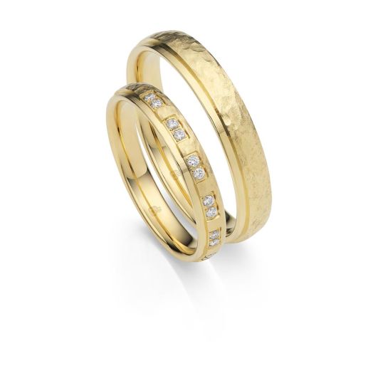 Trauringe Gelbgold 03018 Eheringe Rauschmayer Love 3D Design