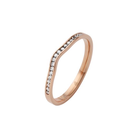 Damenring Ergänzungsring Verlobungsring 585 oder 750 Rosegold 02006