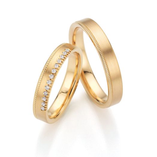 Trauringe Zeitgeist Apricogold Eheringe FI 47351